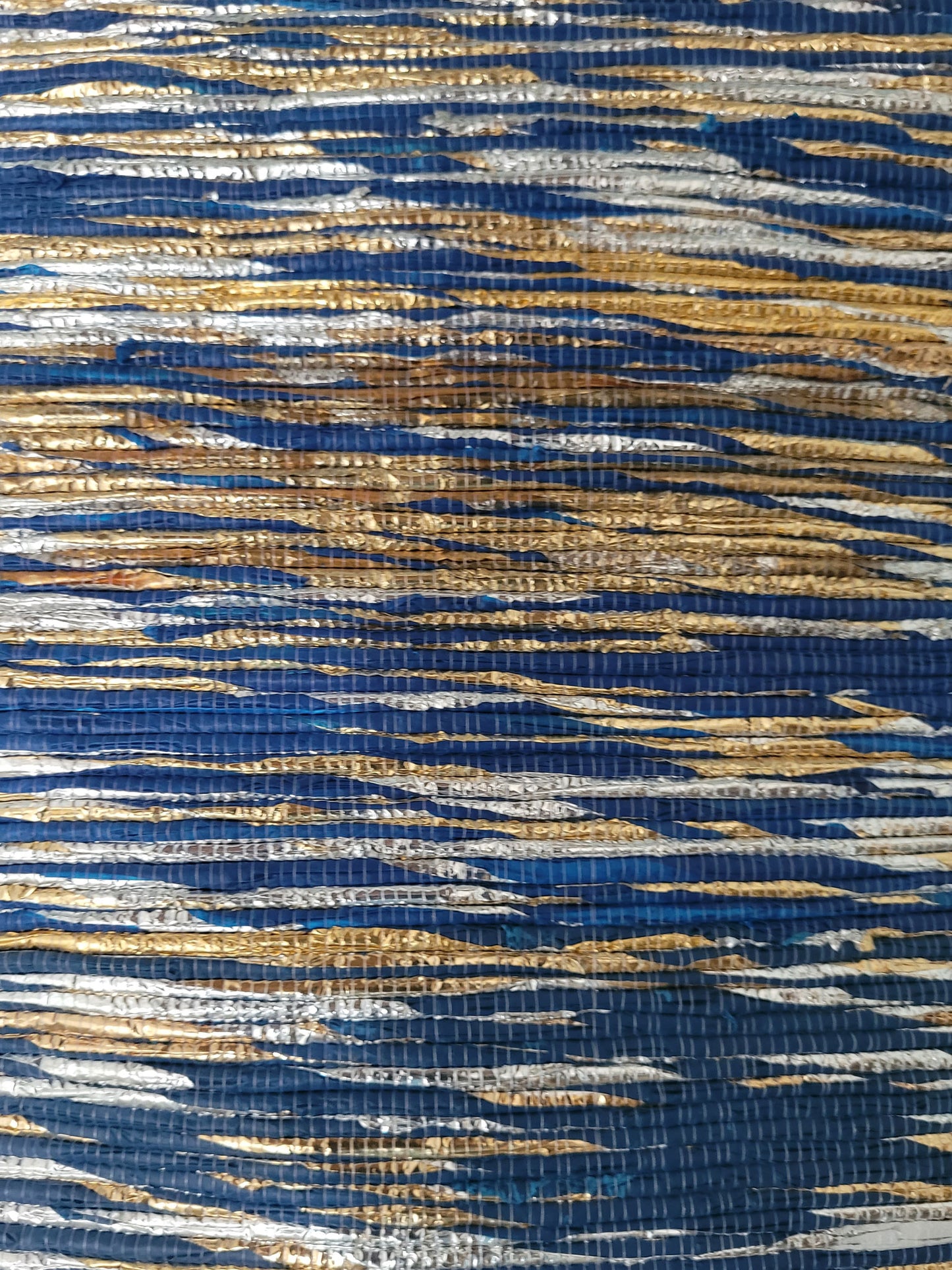 Beach Bag - Blue/Gold